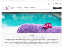 Tablet Screenshot of cattleyavilla.com